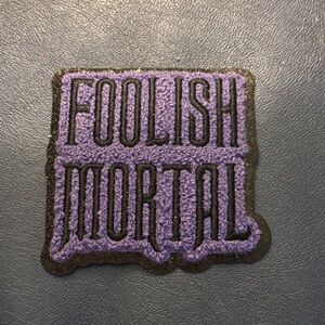 Foolish Mortal Haunted Mansion Inspired Iron-On Patch
